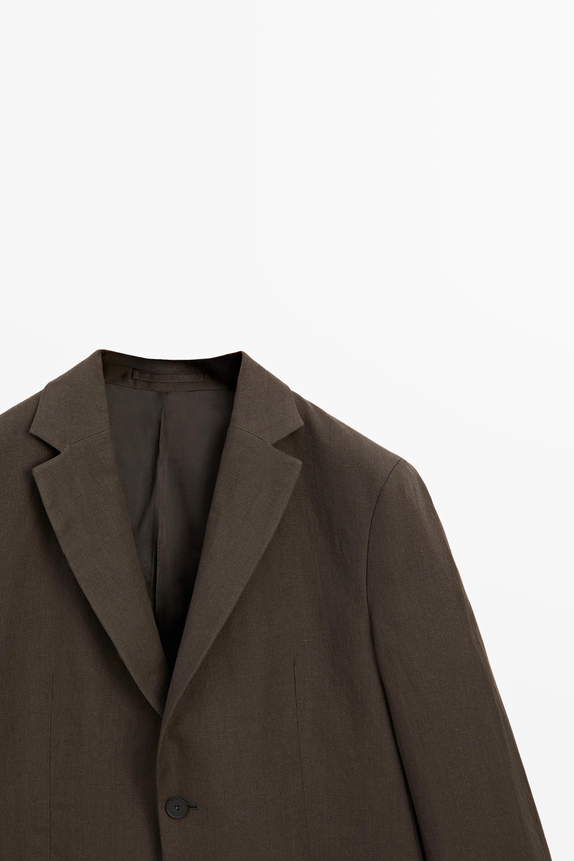 Linen suit blazer
